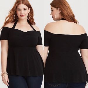 Torrid Black Halter Top